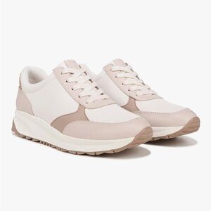 Naturalizer Cream‎ and Tan Women's  SHAY LACE UP SNEAKER availab, 9W